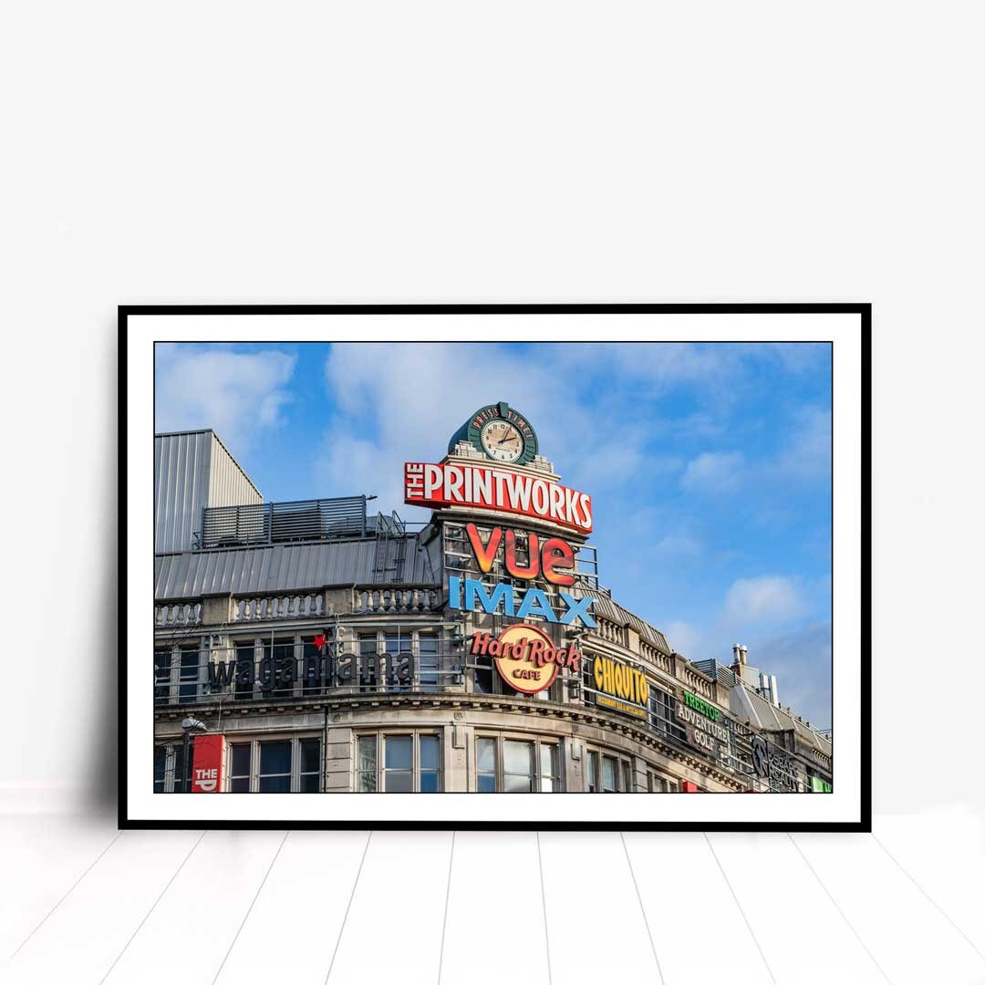 Manchester Urban Industrial Architecture Print, Contemporary Modern Photography, Printworks, Print Art, Wall Decor, Living Room Art