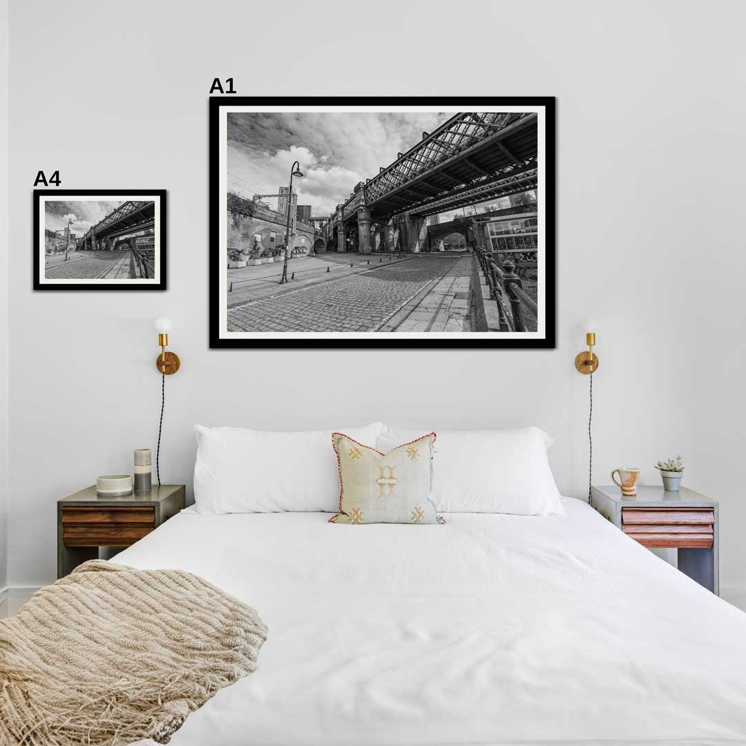 Black and White Manchester Urban Industrial Architecture Print, Contemporary Modern Photography, Print Art, Wall Decor, Living Room Art