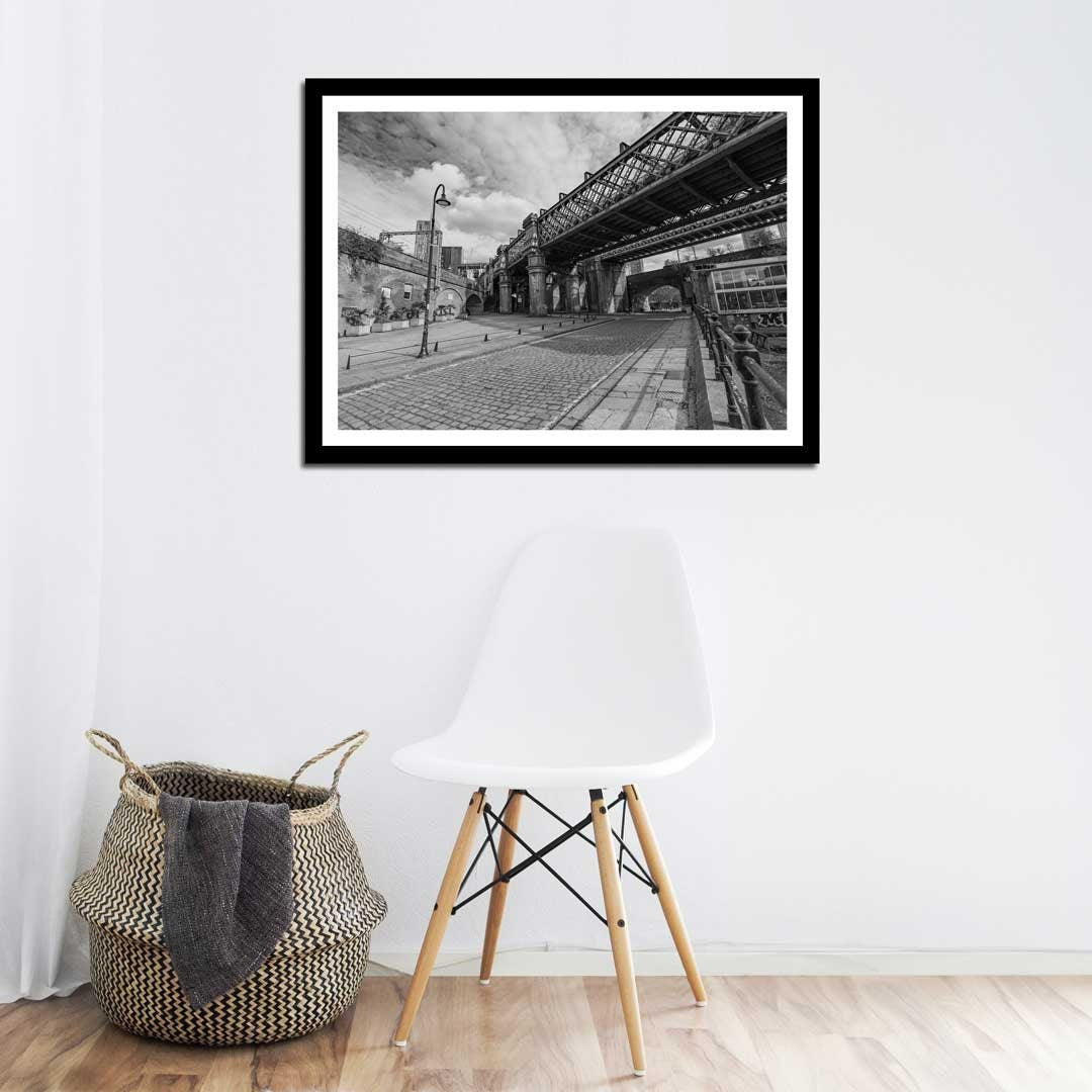 Black and White Manchester Urban Industrial Architecture Print, Contemporary Modern Photography, Print Art, Wall Decor, Living Room Art