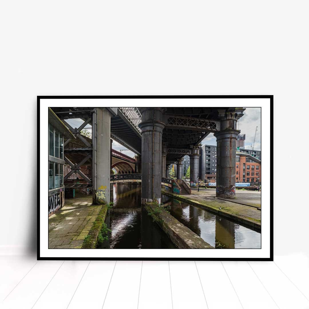 Manchester Urban Industrial Architecture Print, Contemporary Modern Photography, Print Art, Wall Decor, Living Room Art