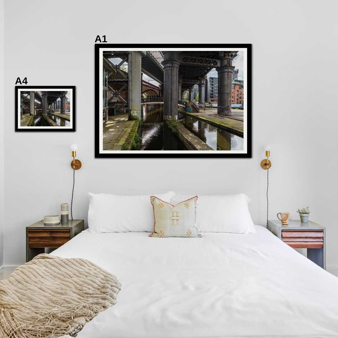 Manchester Urban Industrial Architecture Print, Contemporary Modern Photography, Print Art, Wall Decor, Living Room Art