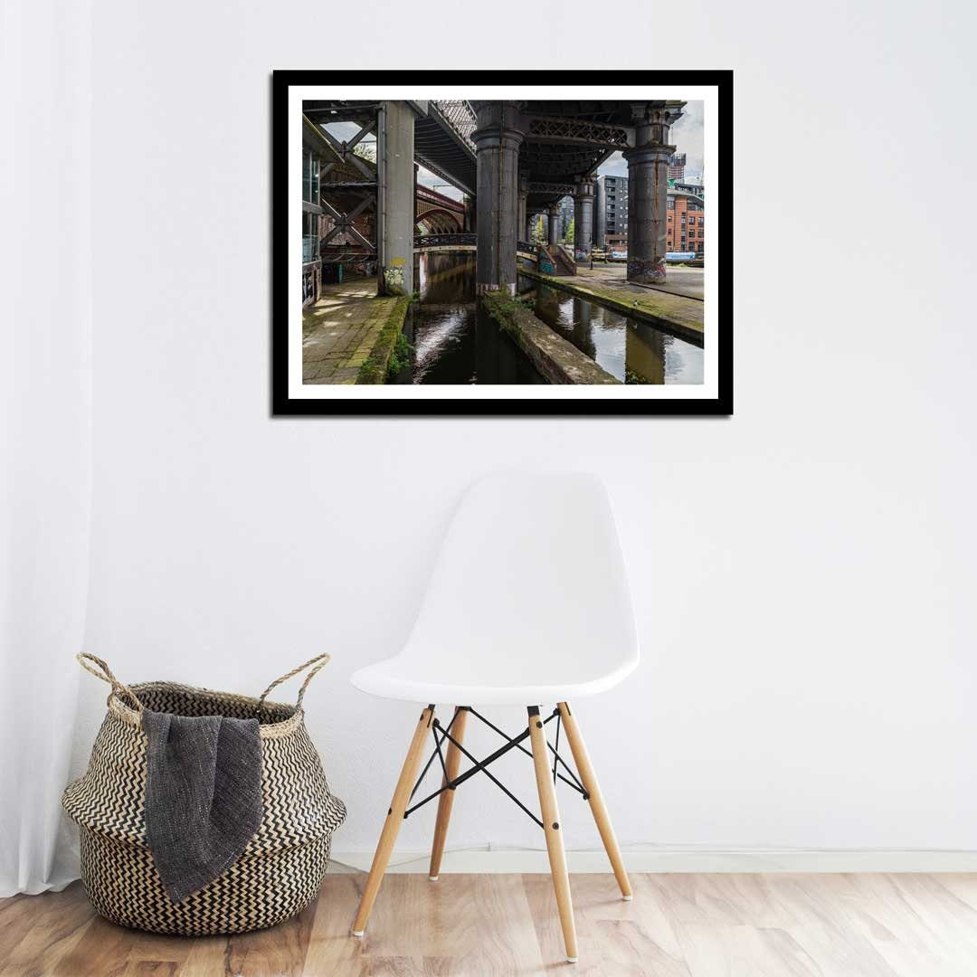 Manchester Urban Industrial Architecture Print, Contemporary Modern Photography, Print Art, Wall Decor, Living Room Art