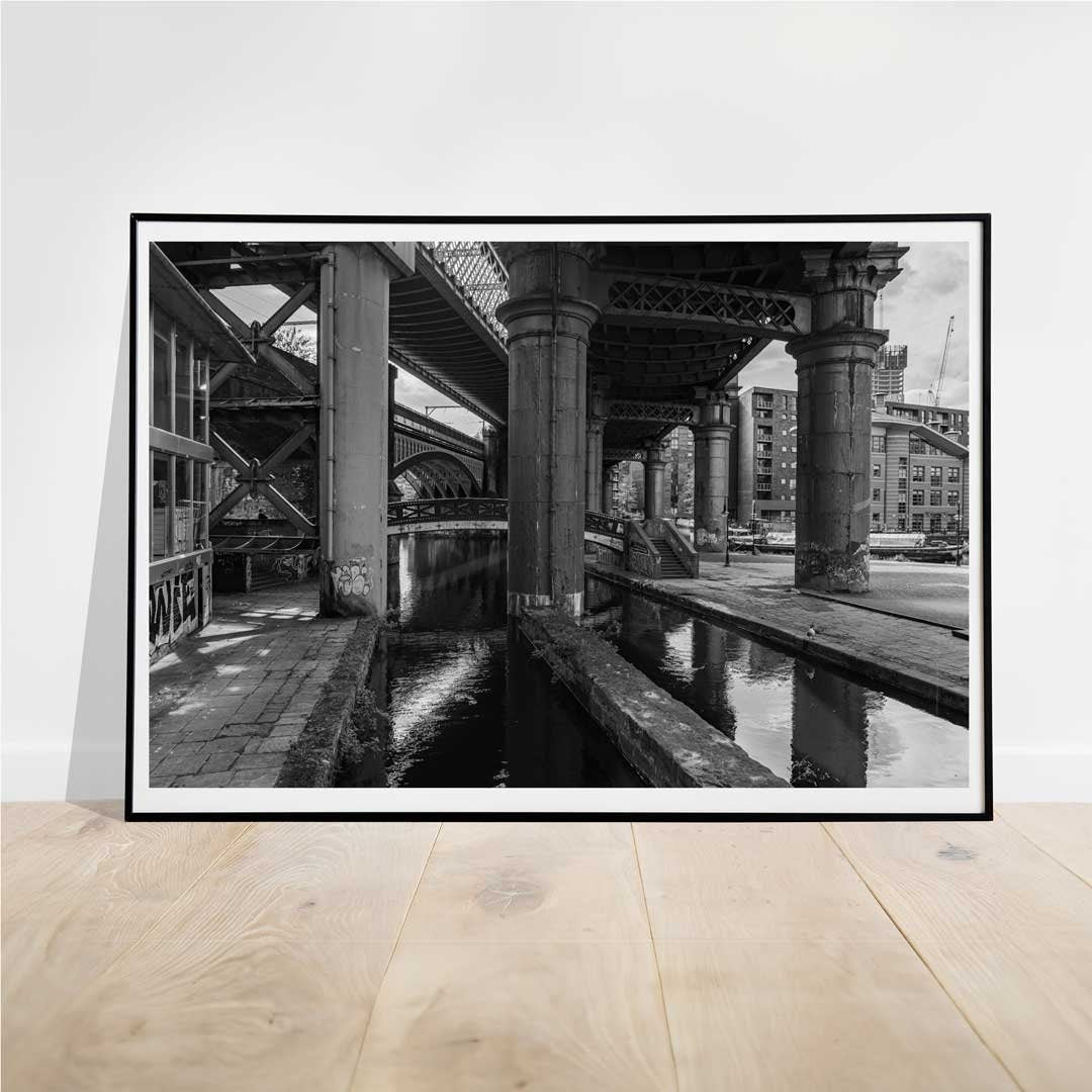 Black and White Manchester Urban Industrial Architecture Print, Contemporary Modern Photography, Print Art, Wall Decor, Living Room Art