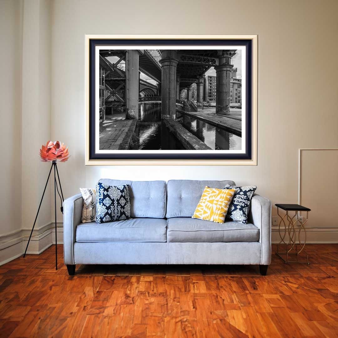 Black and White Manchester Urban Industrial Architecture Print, Contemporary Modern Photography, Print Art, Wall Decor, Living Room Art