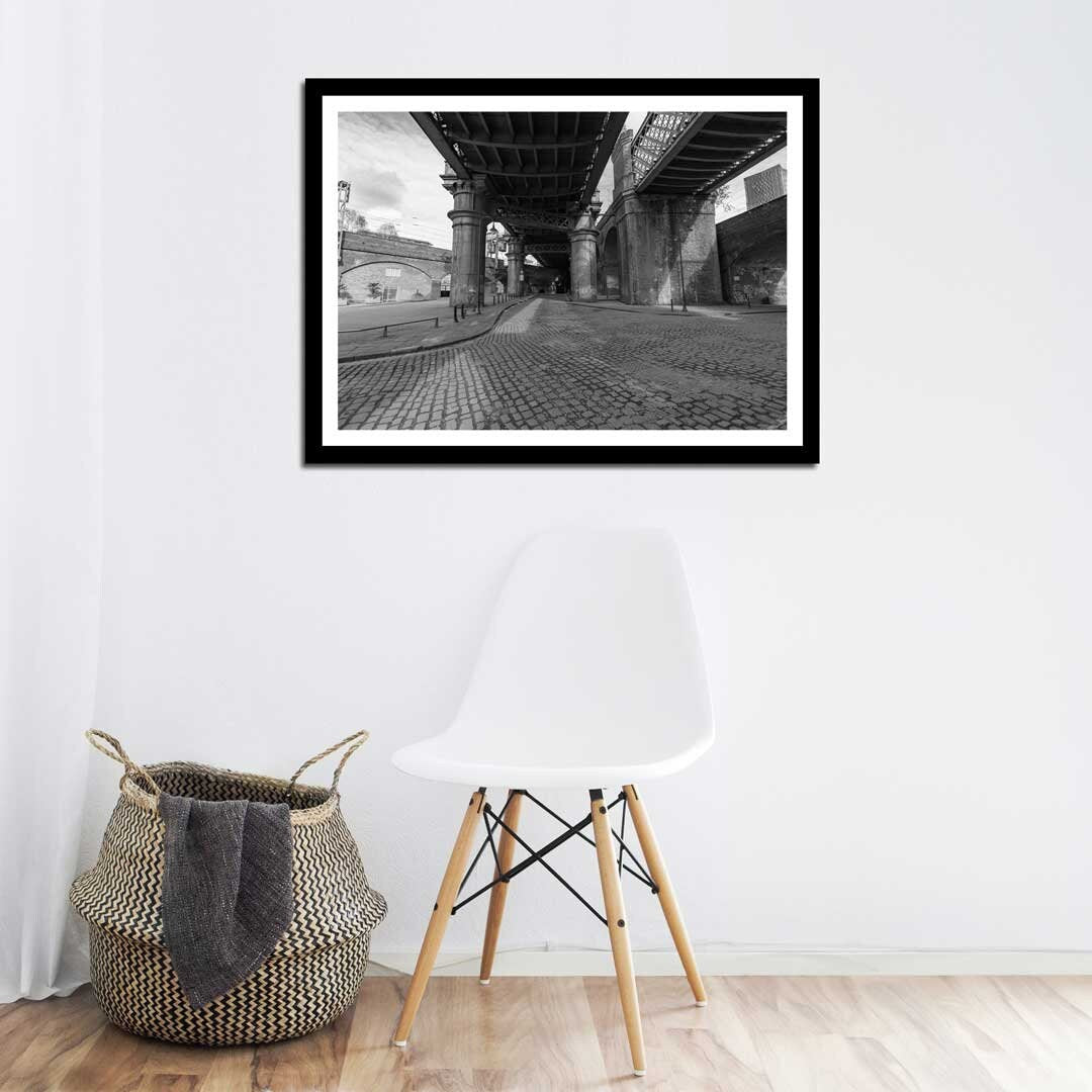 Black and White Manchester Urban Industrial Architecture Print, Contemporary Modern Photography, Print Art, Wall Decor, Living Room Art