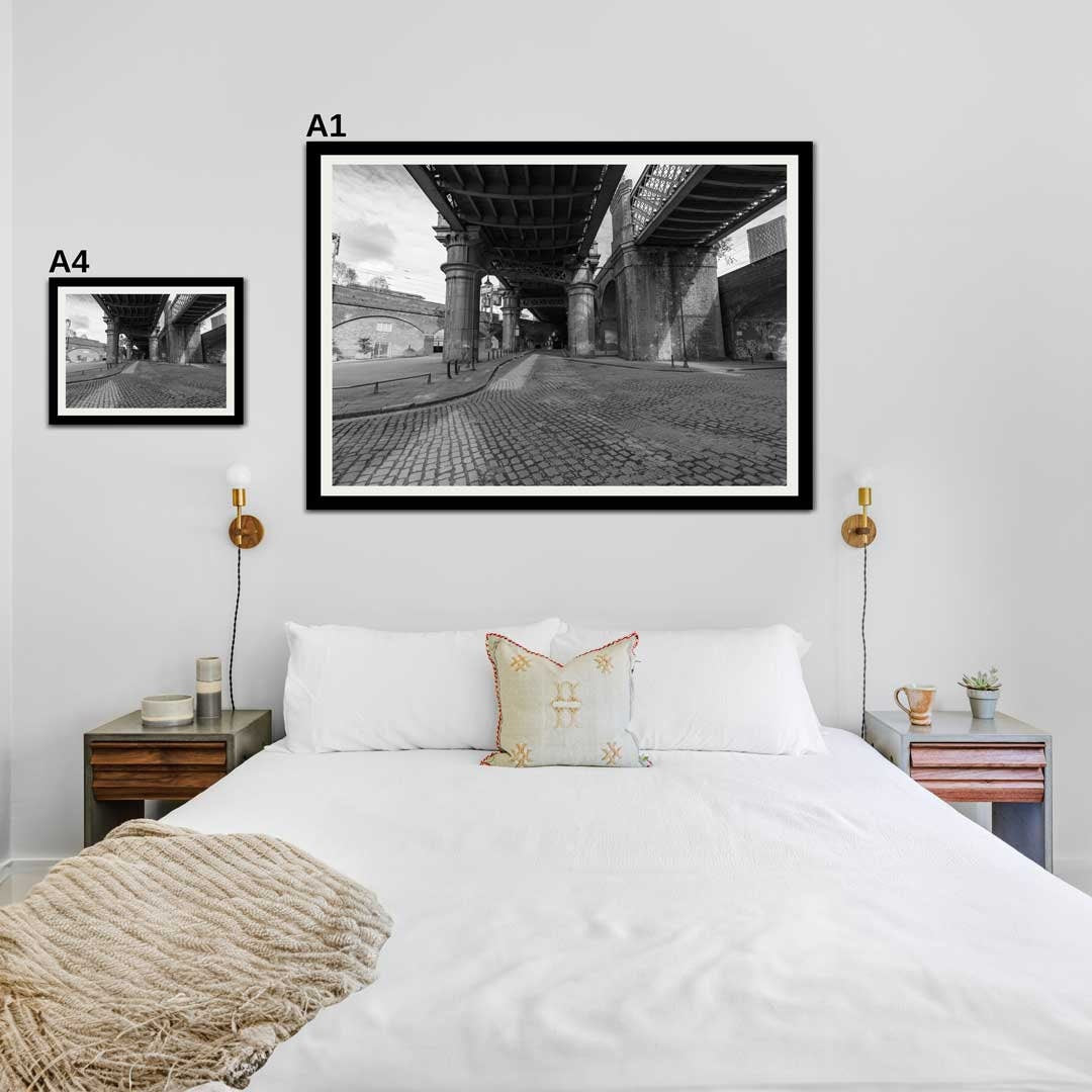 Black and White Manchester Urban Industrial Architecture Print, Contemporary Modern Photography, Print Art, Wall Decor, Living Room Art