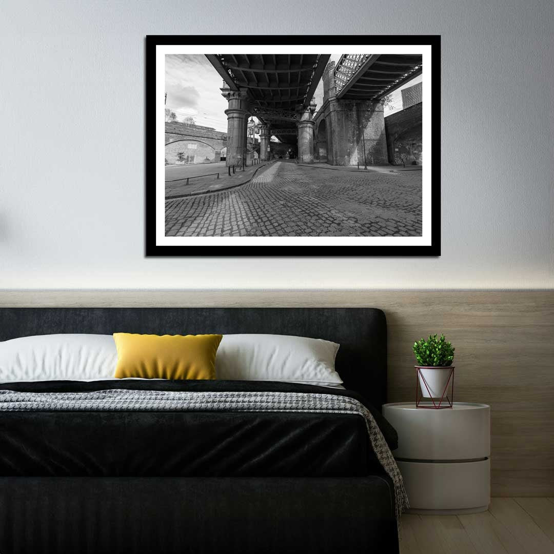 Black and White Manchester Urban Industrial Architecture Print, Contemporary Modern Photography, Print Art, Wall Decor, Living Room Art