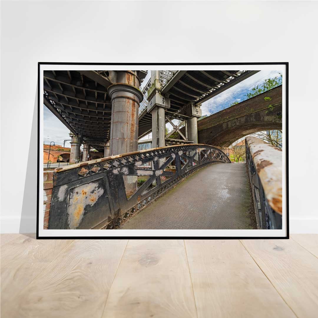 Bridgewater Canal Tow Path Manchester, Urban Industrial Architecture Print, Contemporary Modern Photography, Fine Art Print