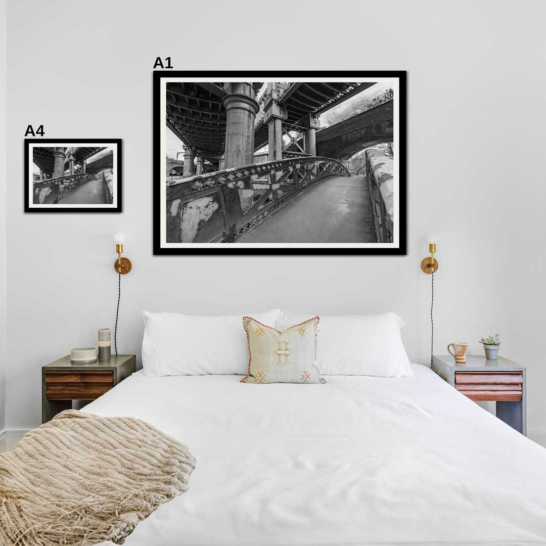 Black and White Manchester Urban Industrial Architecture Print, Contemporary Modern Photography, Print Art, Wall Decor, Living Room Art