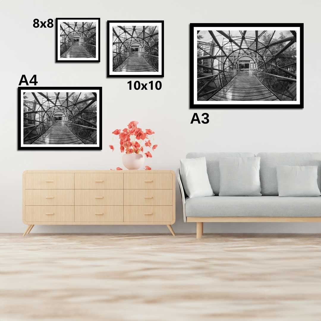 Black and White Manchester, Urban Industrial Architecture Print, Unframed, Print Art, Wall Decor, Contemporary, Modern Photography