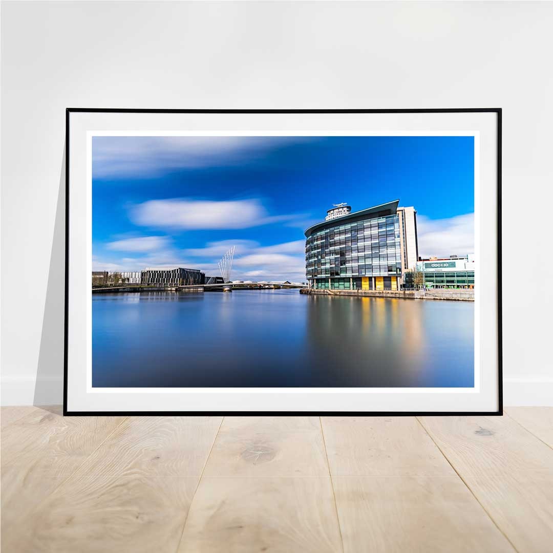 The Quays Salford Quays Manchester, Media City, Manchester Photographic Print, Architectural Urban Art Photography