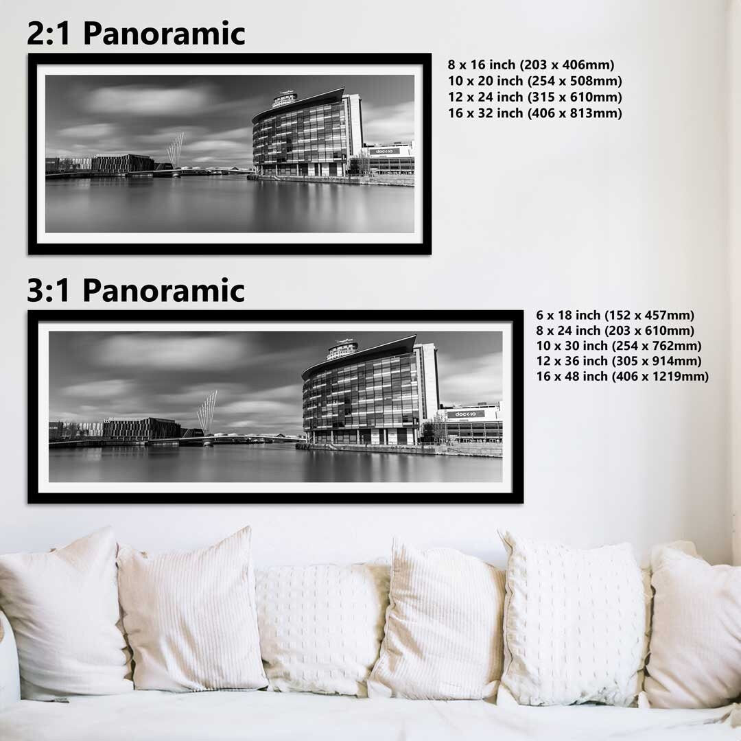 The Quays Salford Quays Manchester in Black and White, Media City, Manchester Photographic Print, Architectural Urban Art Photography