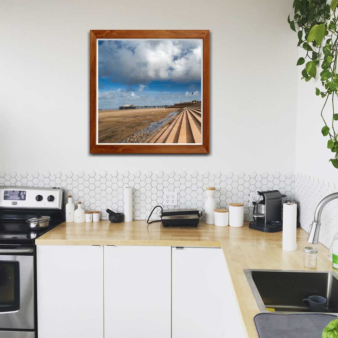 Blackpool Square Print, Landscape Photography Prints, Wall Art