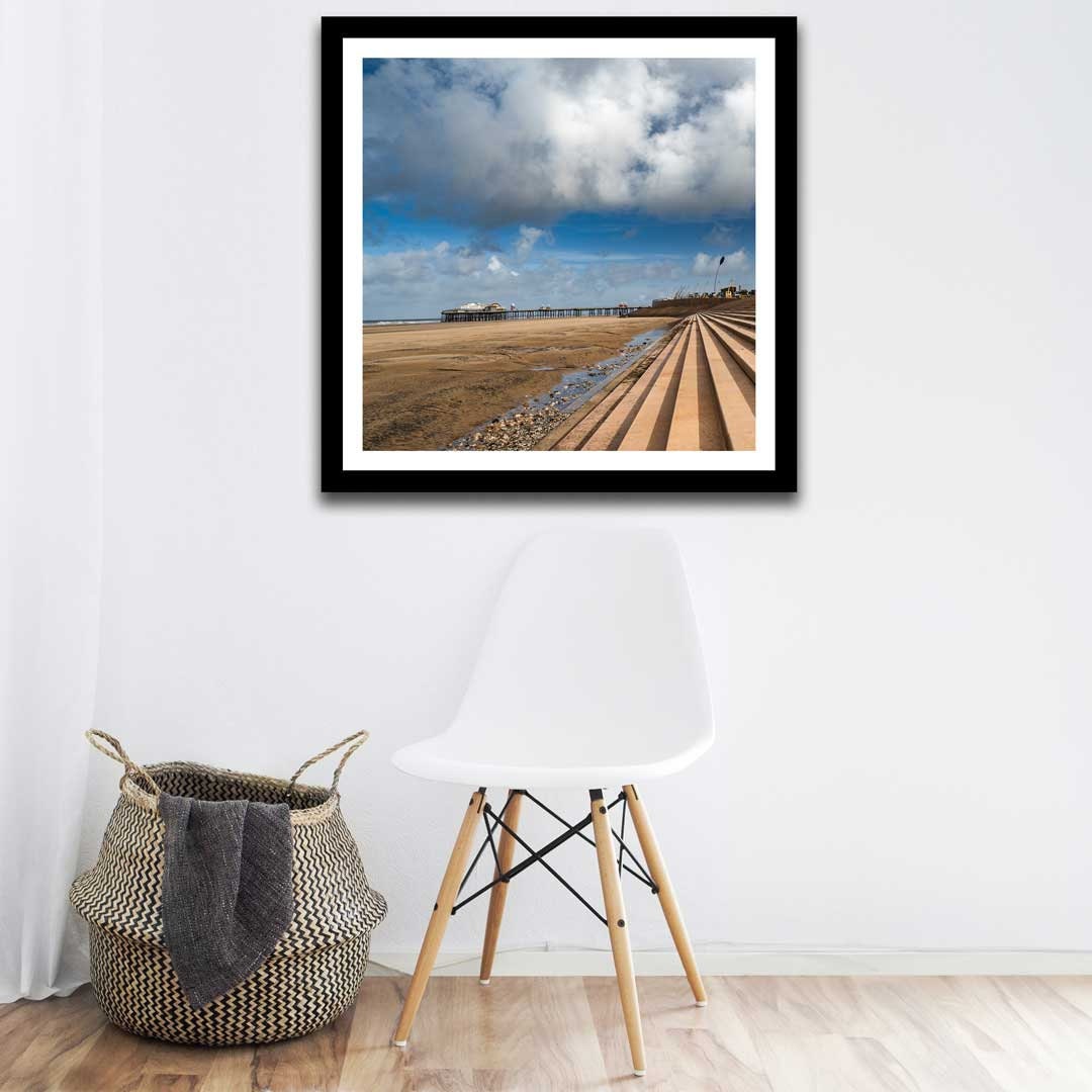 Blackpool Square Print, Landscape Photography Prints, Wall Art