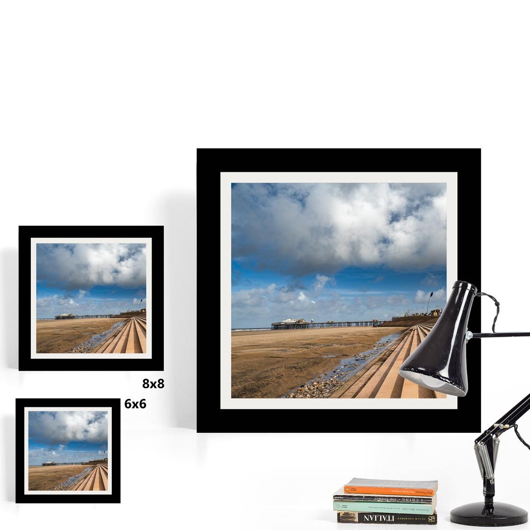 Blackpool Square Print, Landscape Photography Prints, Wall Art