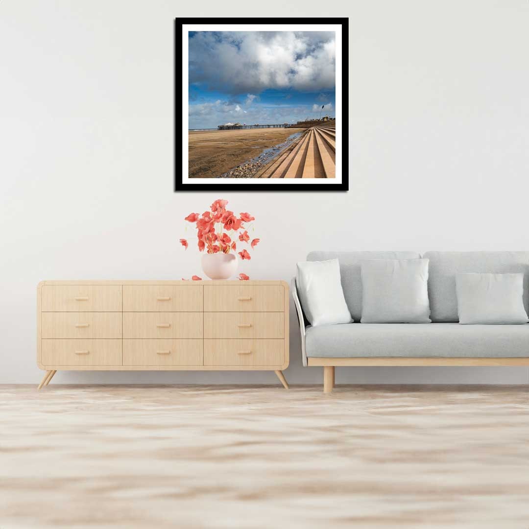 Blackpool Square Print, Landscape Photography Prints, Wall Art