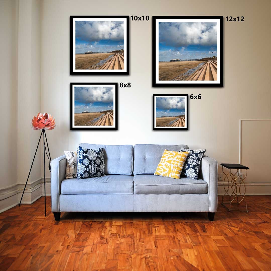 Blackpool Square Print, Landscape Photography Prints, Wall Art