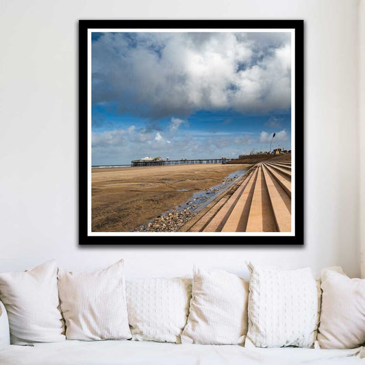 Blackpool Square Print, Landscape Photography Prints, Wall Art