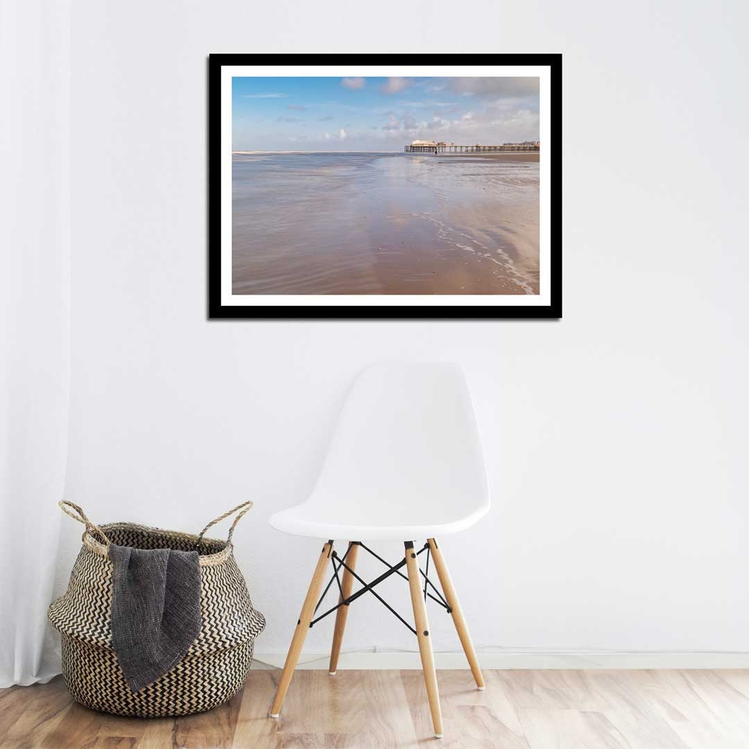 Blackpool Beach Landscape Photography Prints, Wall Art