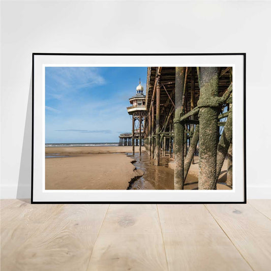 Blackpool Beach, The North Pier, Landscape Photography Prints, Wall Art, Panoramic