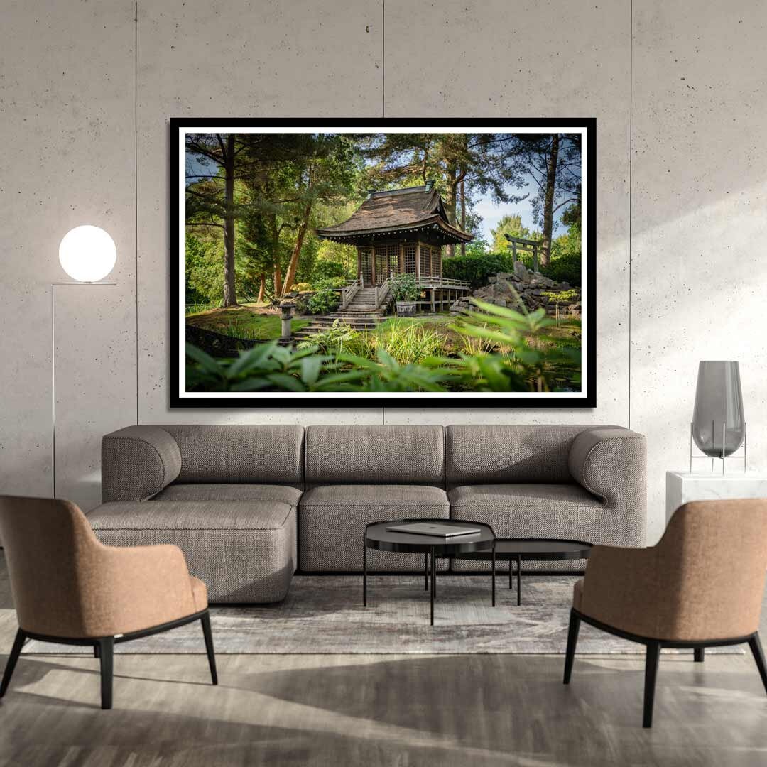 Japanese Peace Garden, Landscape Photography Prints, Wall Art