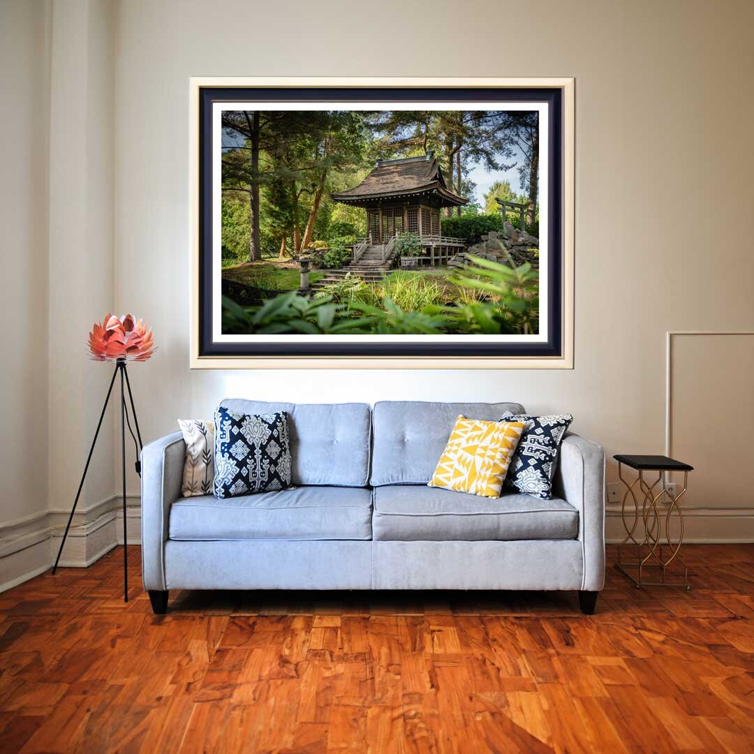 Japanese Peace Garden, Landscape Photography Prints, Wall Art