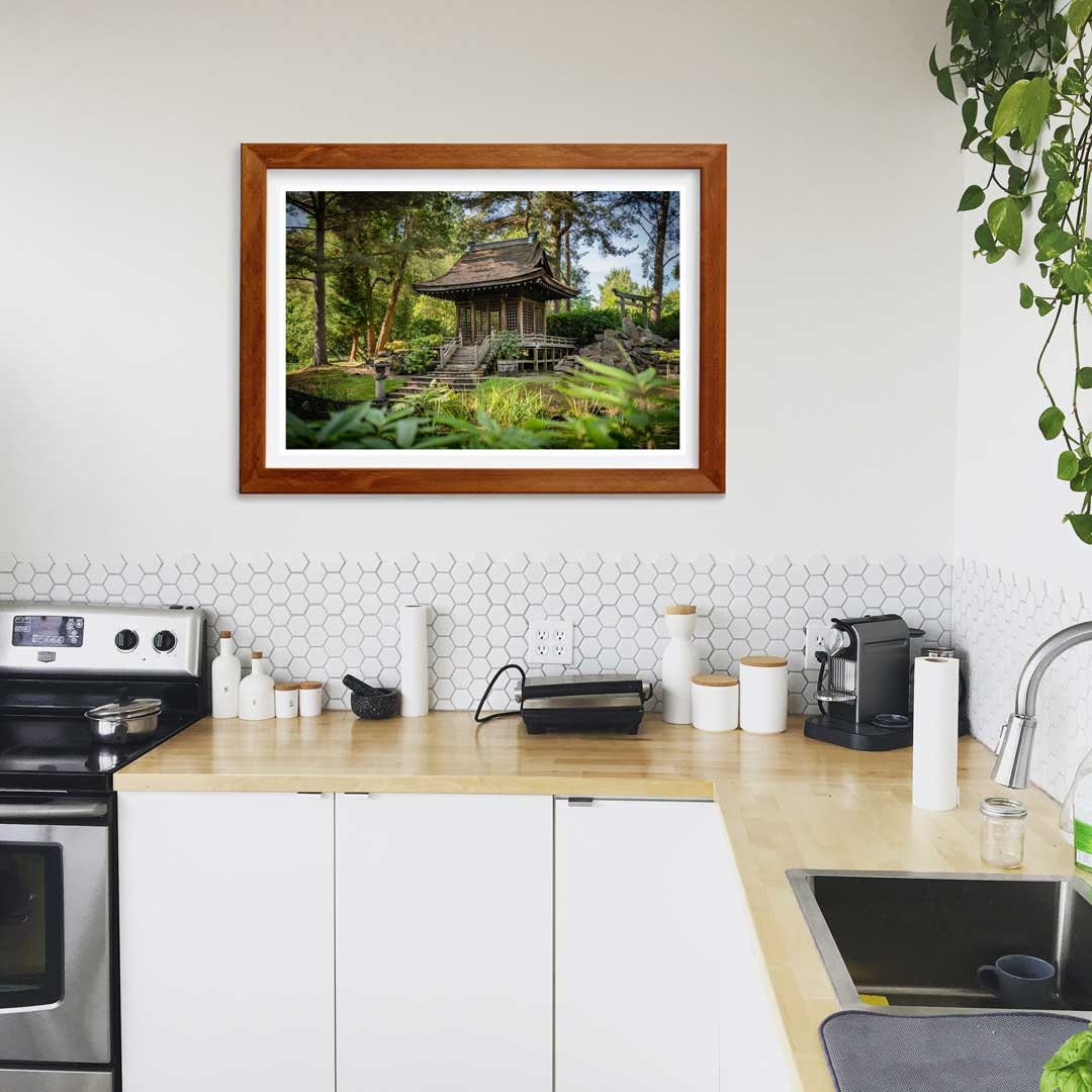 Japanese Peace Garden, Landscape Photography Prints, Wall Art