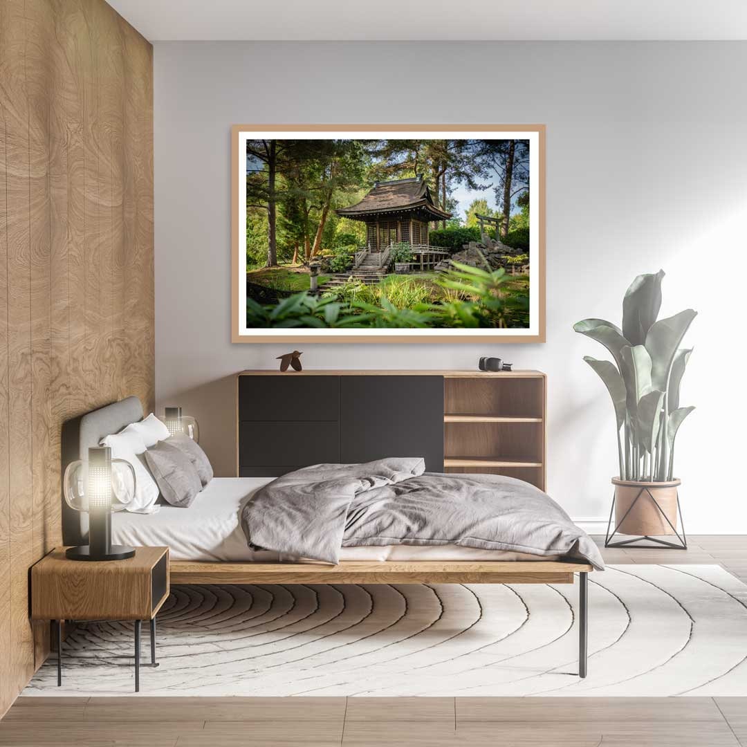 Japanese Peace Garden, Landscape Photography Prints, Wall Art