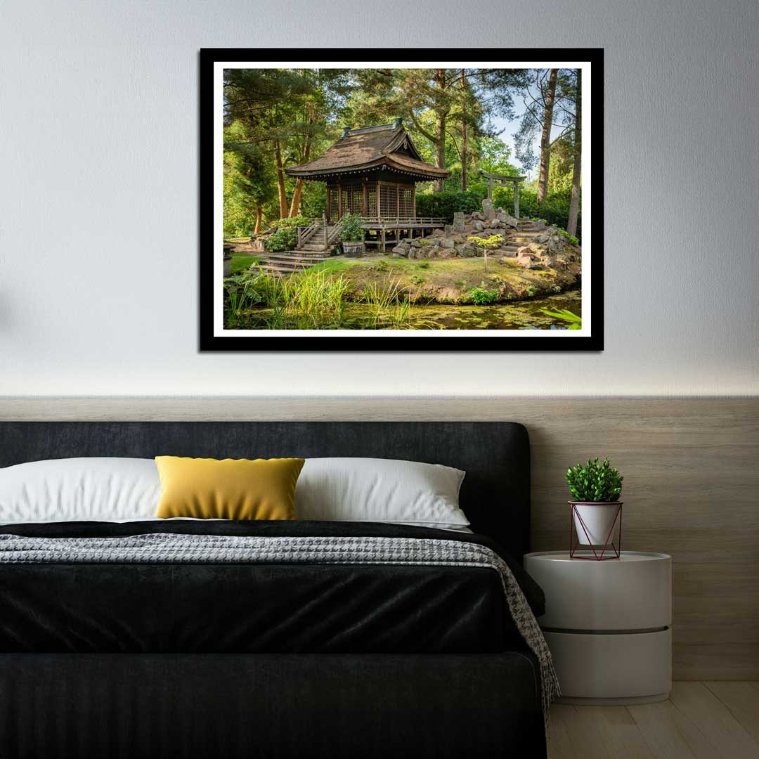 Japanese Peace Garden, Landscape Photography Prints, Wall Art