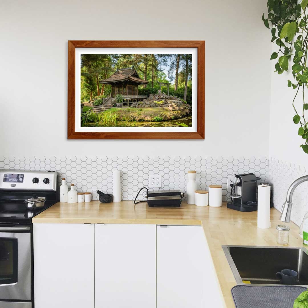 Japanese Peace Garden, Landscape Photography Prints, Wall Art