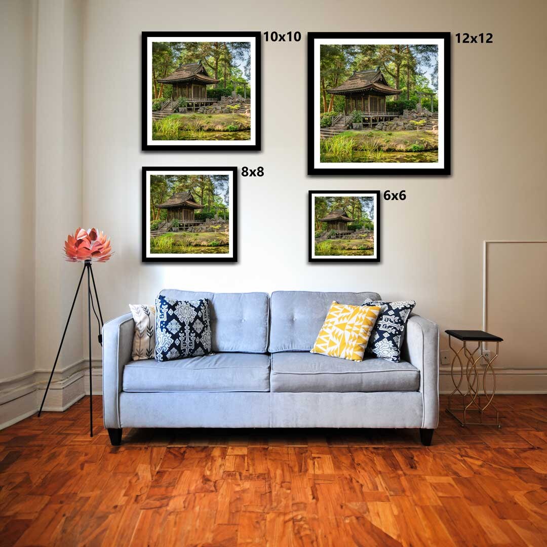 Japanese Peace Garden, Landscape Photography Prints, Wall Art