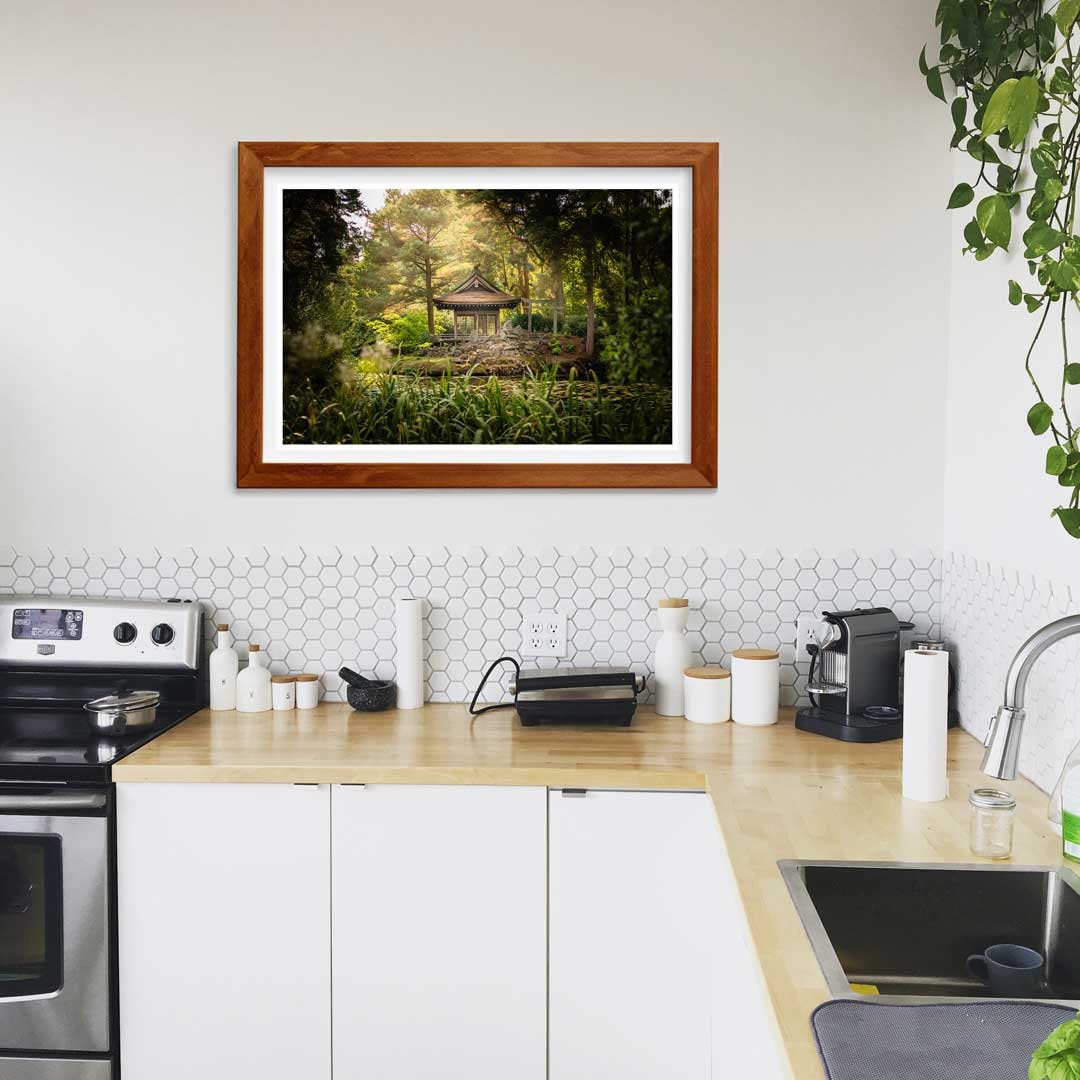 Japanese Peace Garden, Landscape Photography Prints, Wall Art