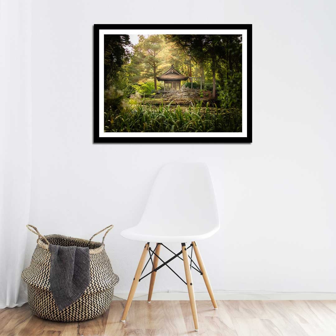 Japanese Peace Garden, Landscape Photography Prints, Wall Art