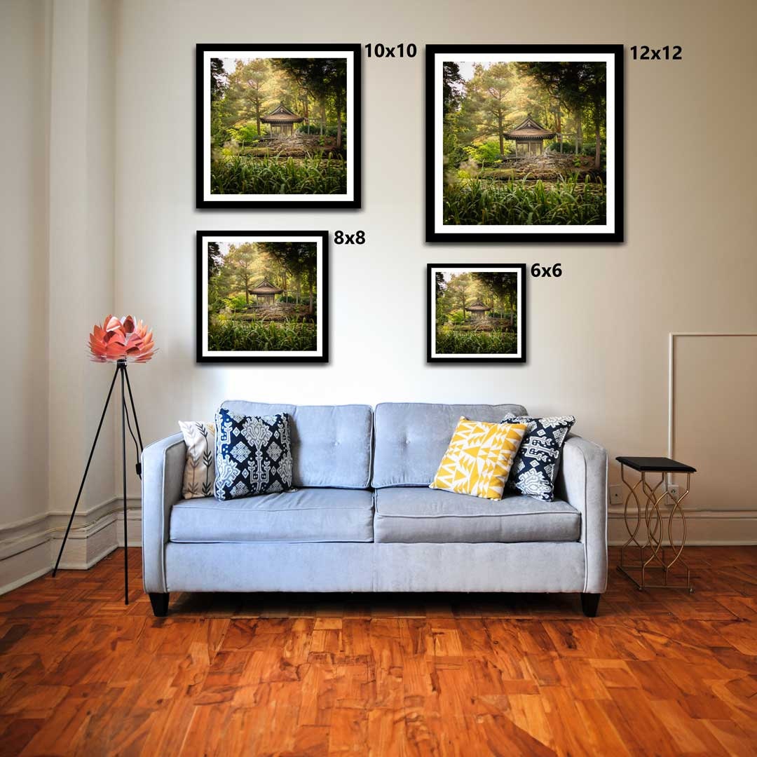 Japanese Peace Garden, Landscape Photography Prints, Wall Art