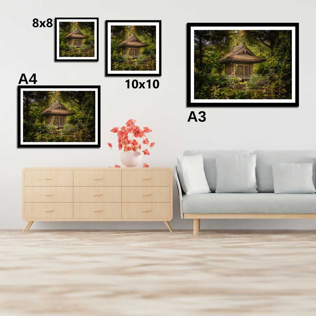 Japanese Peace Garden, Landscape Photography Prints, Wall Art