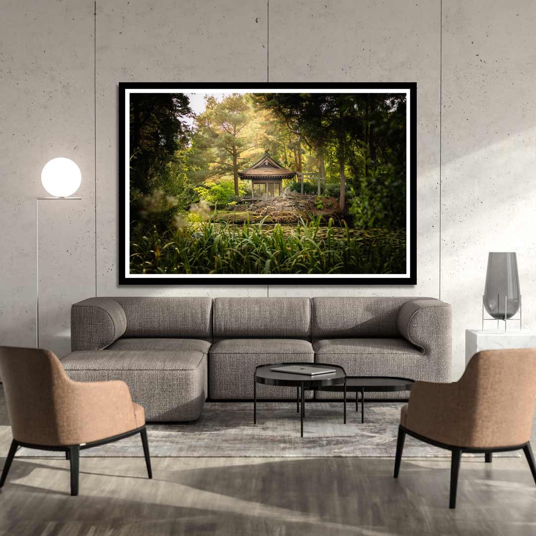 Japanese Peace Garden, Landscape Photography Prints, Wall Art