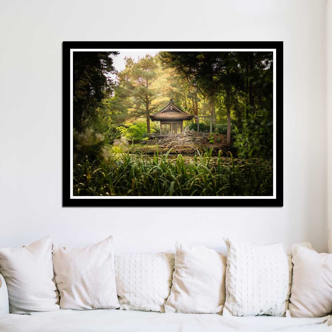 Japanese Peace Garden, Landscape Photography Prints, Wall Art