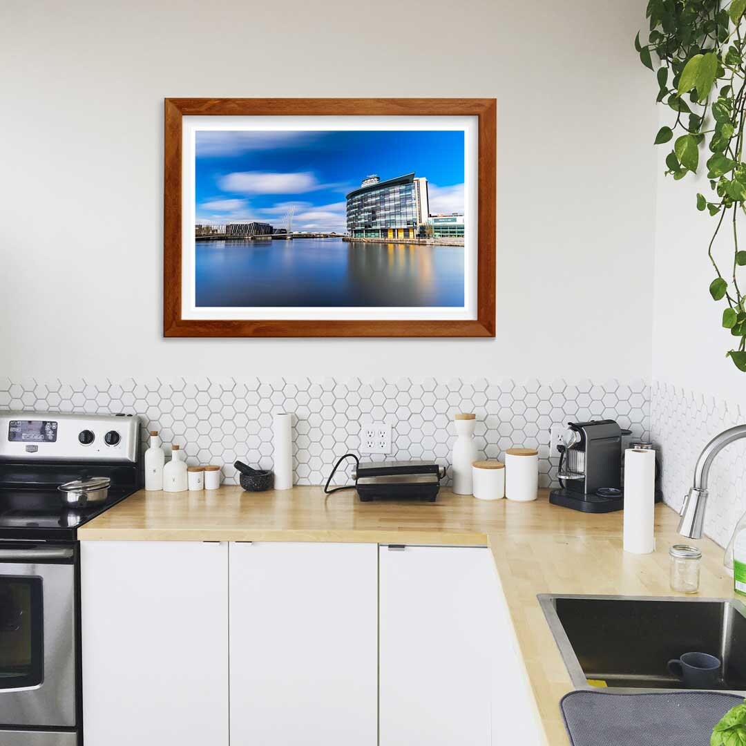 The Quays Salford Quays Manchester, Media City, Manchester Photographic Print, Architectural Urban Art Photography