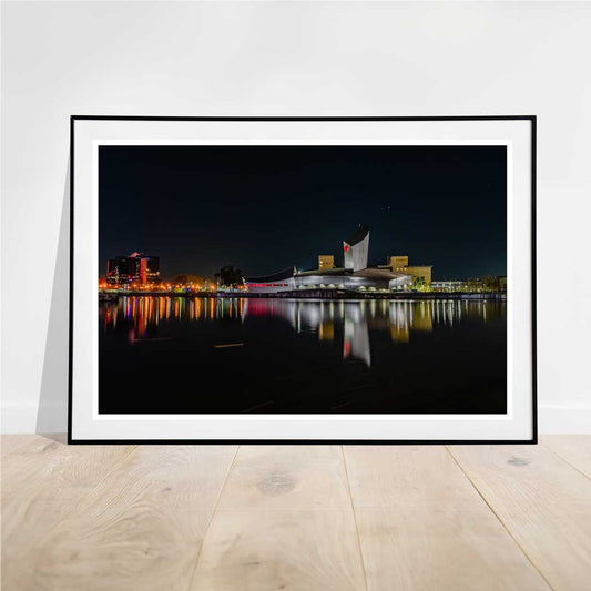 Salford Quays Manchester, Photographic Print, War Museum, Media City, Architectural Urban Art Photography