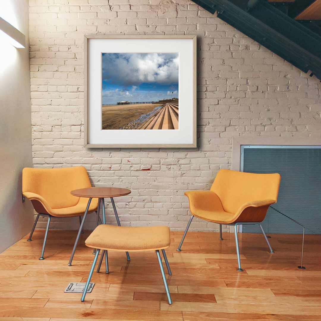 Blackpool Square Print, Landscape Photography Prints, Wall Art