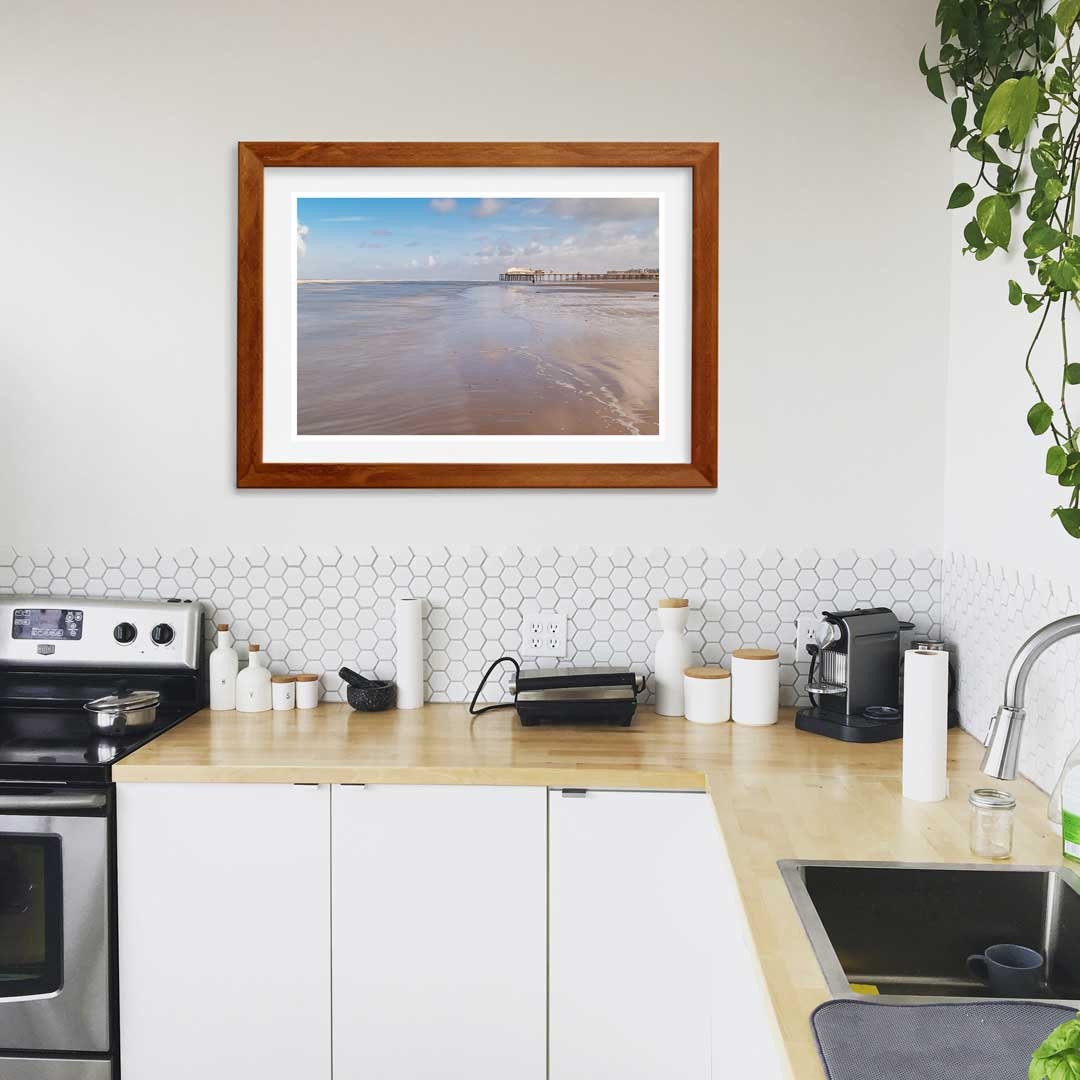 Blackpool Beach Landscape Photography Prints, Wall Art