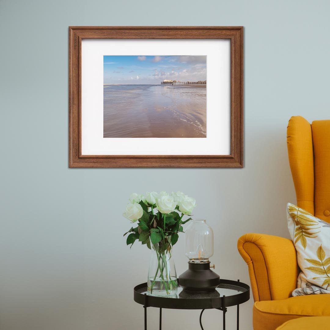 Blackpool Beach Landscape Photography Prints, Wall Art