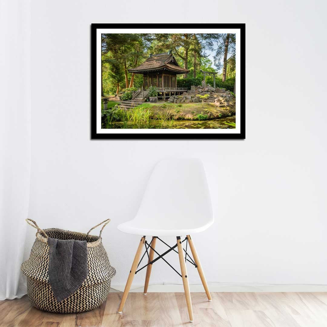 Japanese Peace Garden, Landscape Photography Prints, Wall Art