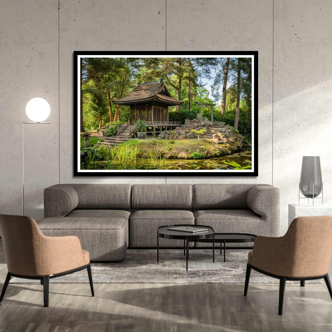 Japanese Peace Garden, Landscape Photography Prints, Wall Art
