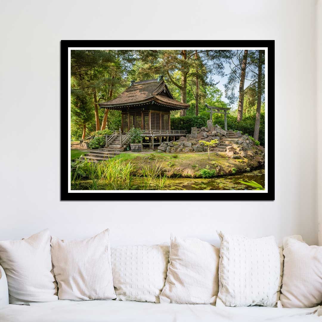 Japanese Peace Garden, Landscape Photography Prints, Wall Art