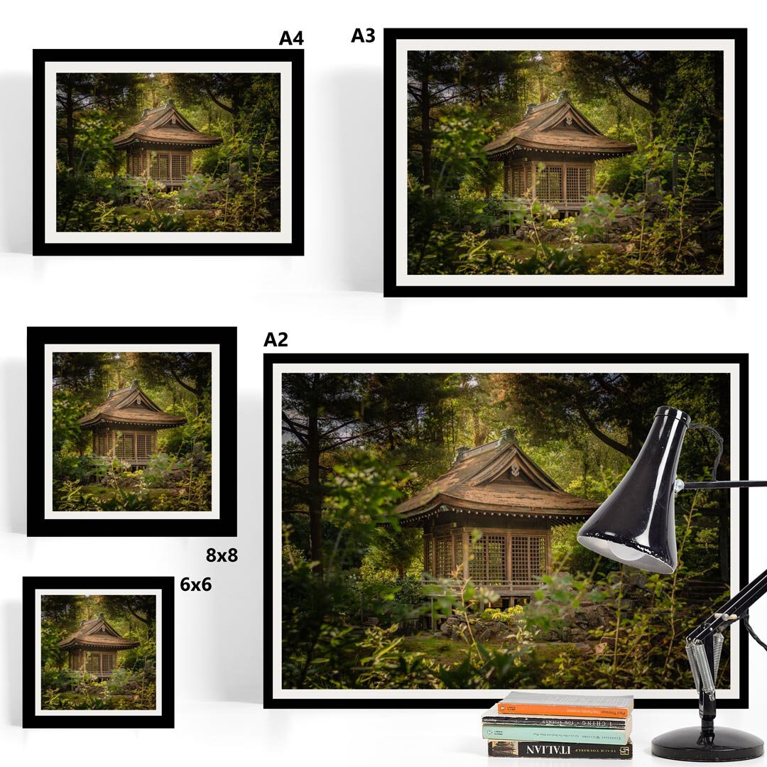 Japanese Peace Garden, Landscape Photography Prints, Wall Art