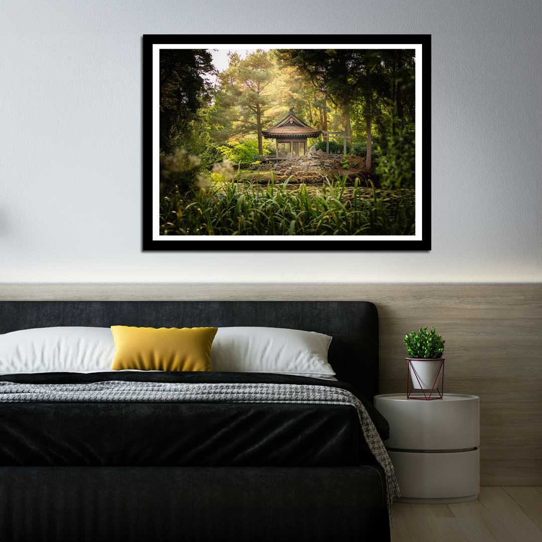 Japanese Peace Garden, Landscape Photography Prints, Wall Art