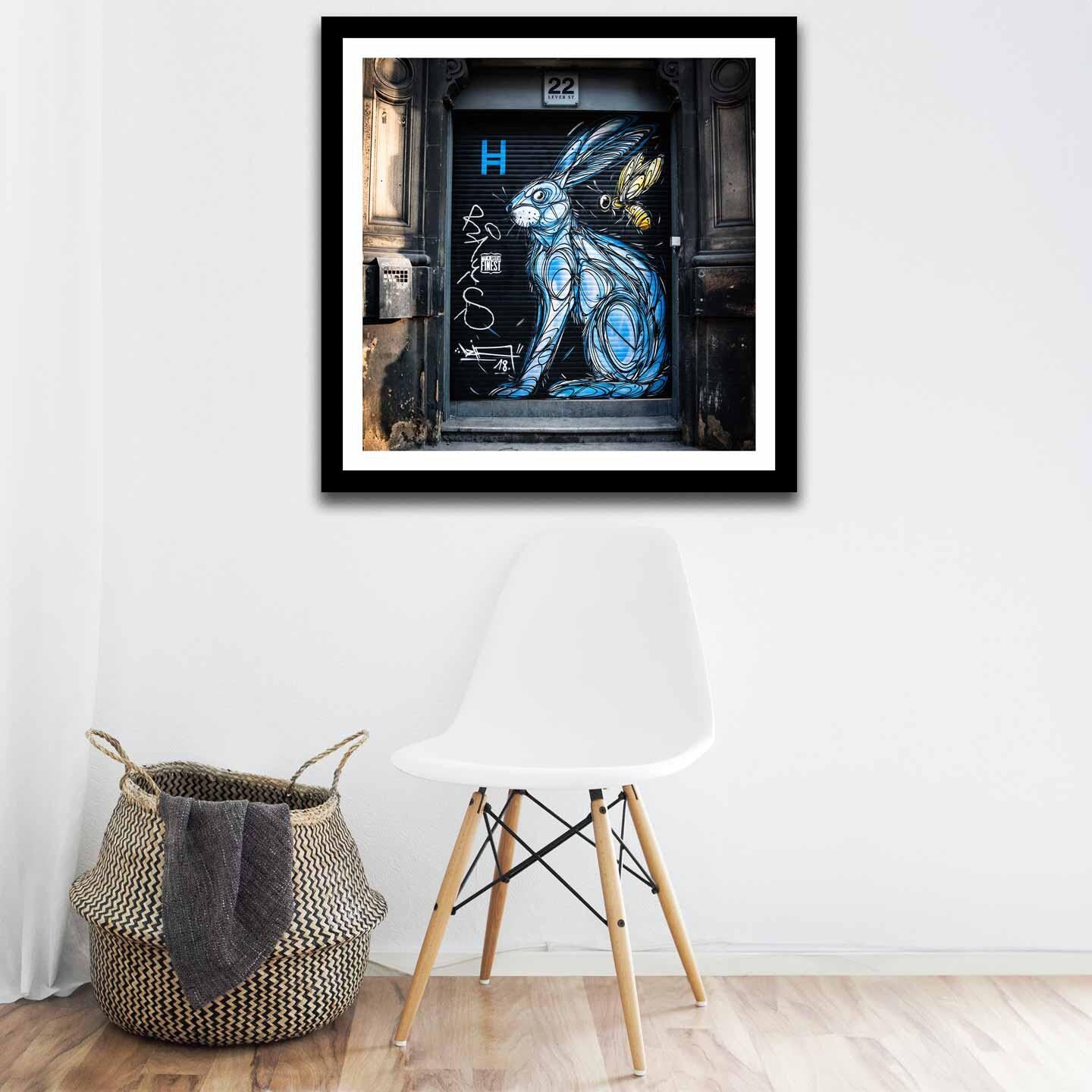 Blue Bunny, Street Photography, Fine Art Photo, Wall Art, Manchester photo, Manchester print, City Print, UK City A4, A3, A2