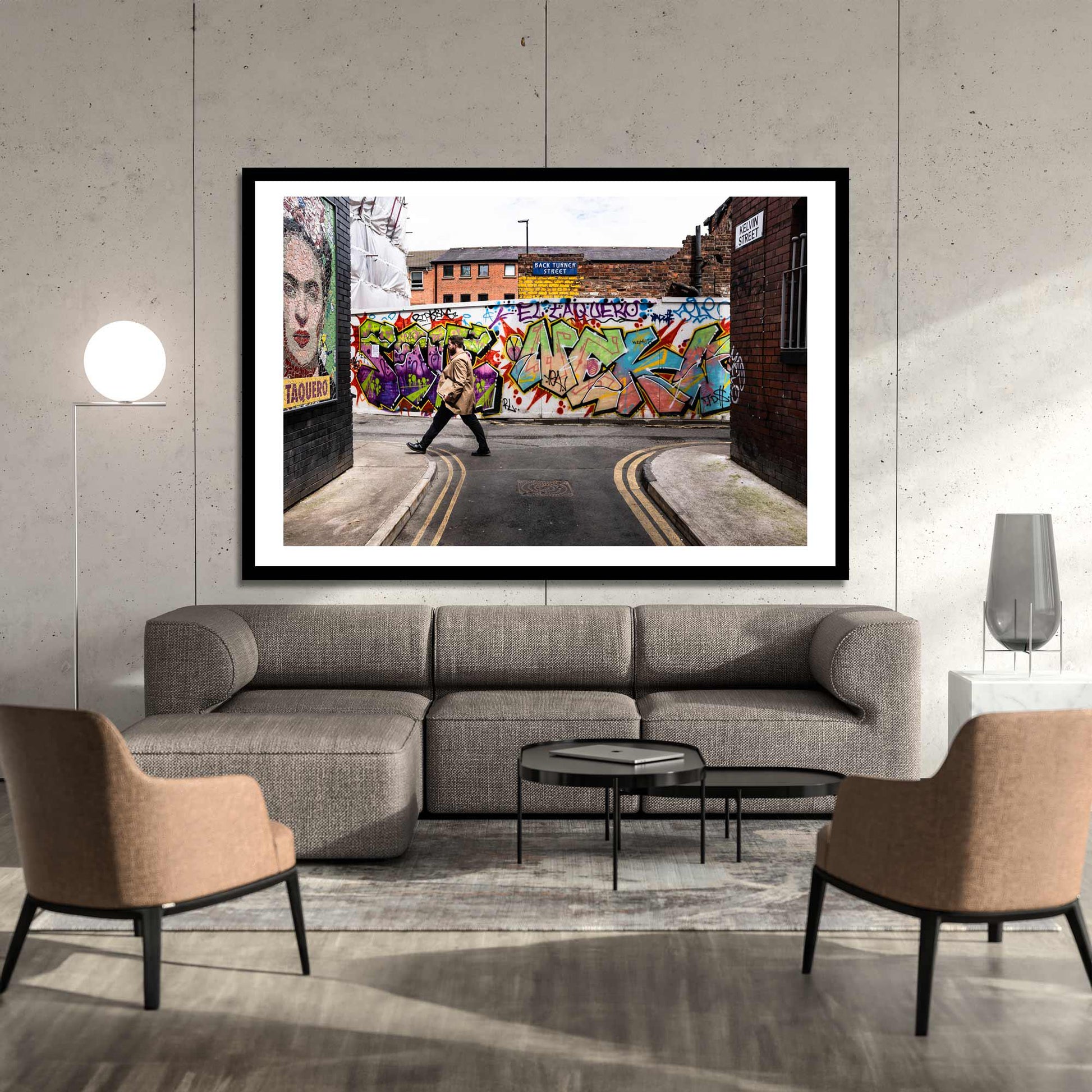 Colourful Manchester Street Photography, Digital Fine Art Print Photo, A4, A3 & A2