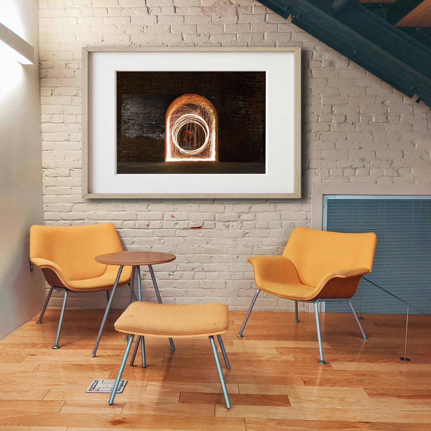 Abstract Light Trails Fine Art Print, Architecture Print, Wall Print